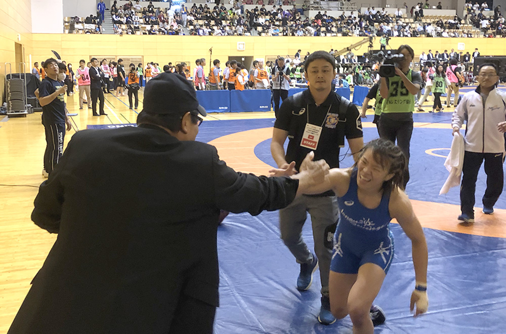 川井梨紗子選手 2019世界選手権代表決定プレーオフ