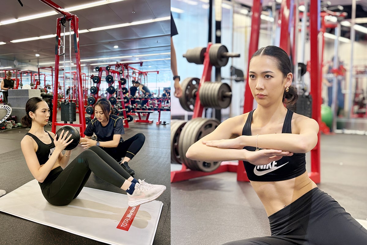 2025 ミス・ユニバース 日本代表の橋本佳央理さんのパーソナル・トレーニング