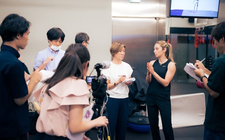 ミカエル・ミシェル騎手のパーソナル・トレーニングを志水浩二トレーナーが実施