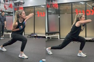 ミカエル・ミシェル騎手のパーソナル・トレーニングを志水浩二トレーナーが実施