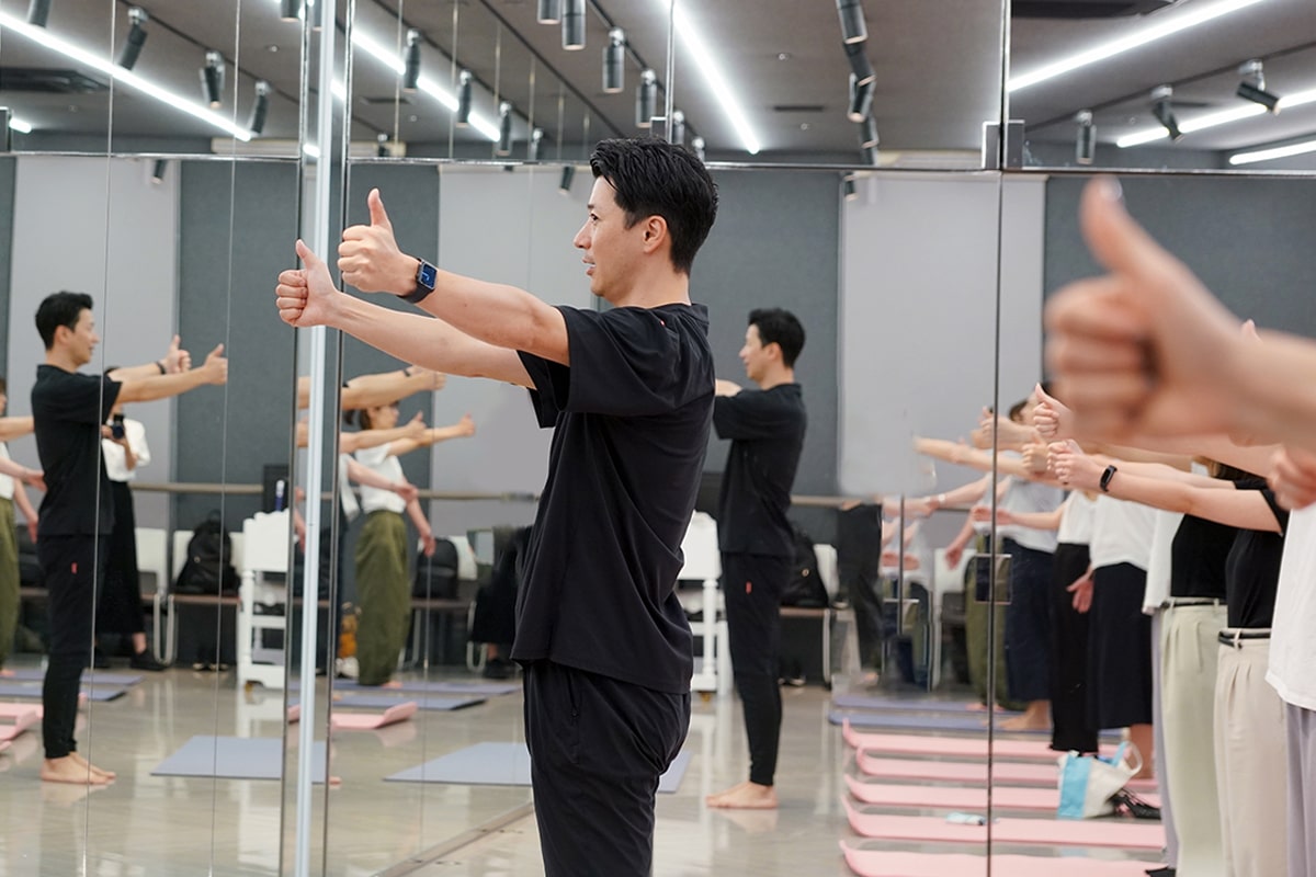 志水浩二による「リフレッシュストレッチ」