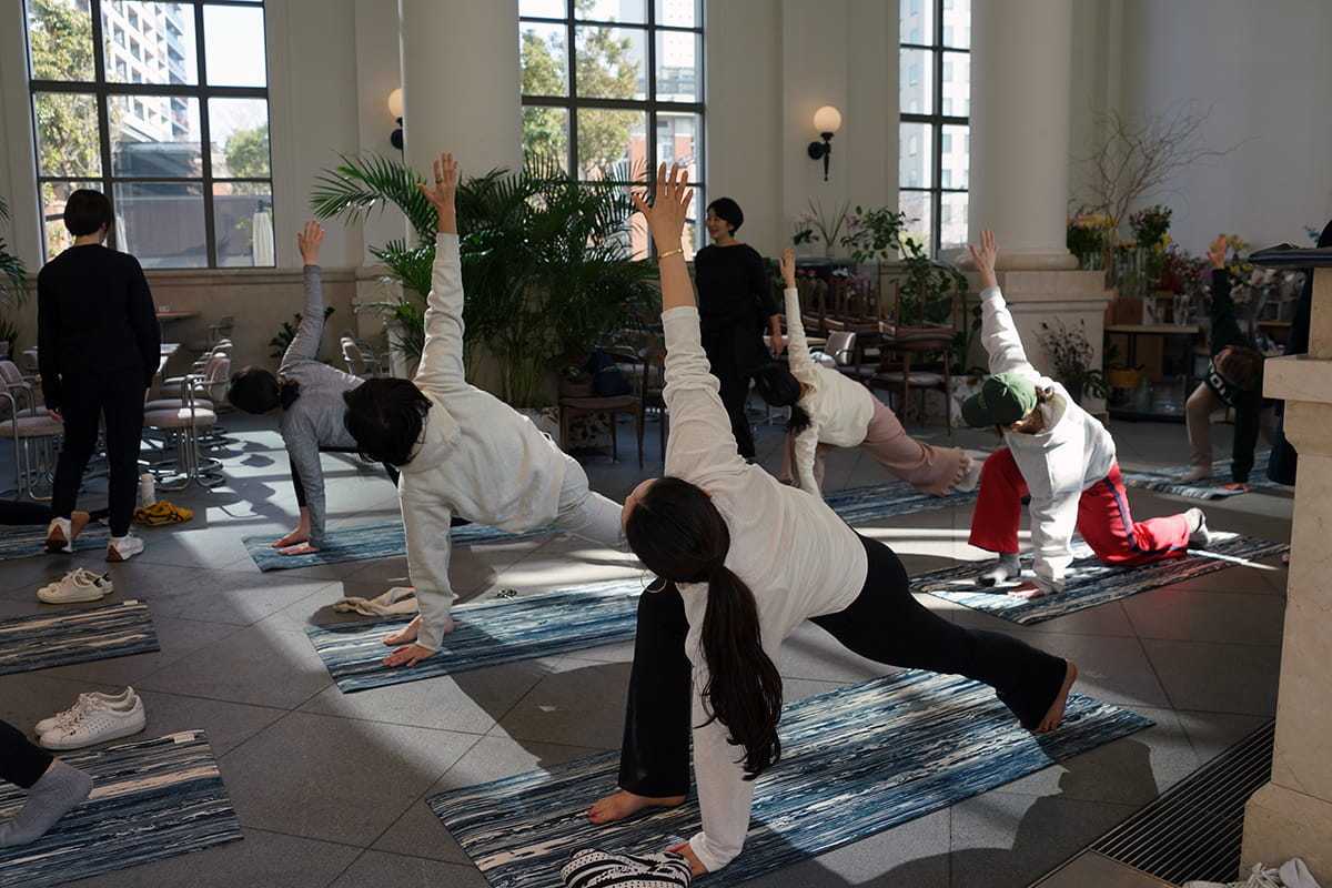 CRAFT.YOGA in YOKOHAMAにて池澤智がワークアウトを実施